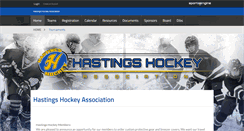 Desktop Screenshot of hastingshockey.com