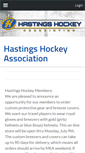 Mobile Screenshot of hastingshockey.com