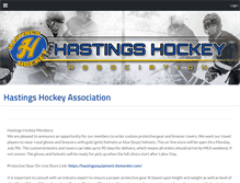 Tablet Screenshot of hastingshockey.com